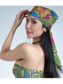 Умный топ косынка из сетки