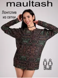 Туника spf без капюшона с рукавами для защиты от солнца