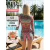Спф купальник с рукавами и шортами защита от солнца spf 35